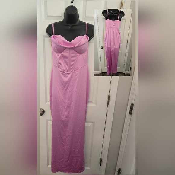 SHEIN Pink Spaghetti Strap Dress - Picture 1 of 3